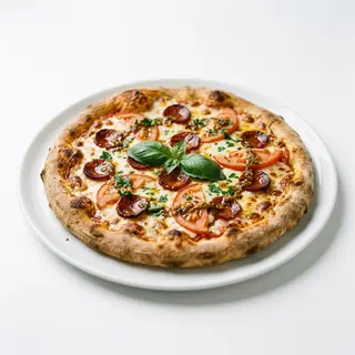 Pizza Pomodoro e Basilico (Mediana Redonda)