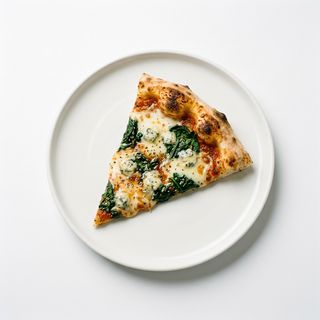 Pizza De Espinaca + Queso Azul Porción