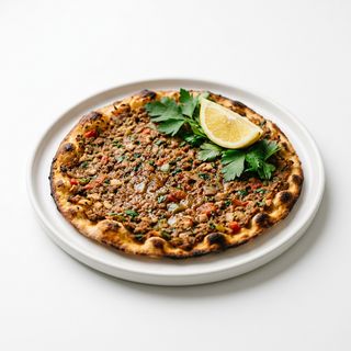 Lahmacun pollo o cordero