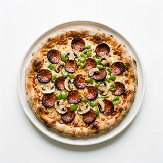 Pizza Sucuk 30 Cm.