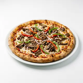 Pizza De Shawarma De Ternera (Familiar)
