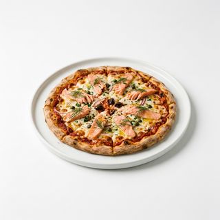 Pizza De Salmón (32 Cm.)