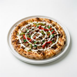 Pizza Kebab Con Verduras (Mediana)