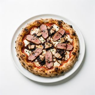 Pizza Magret De Pato Y Foie