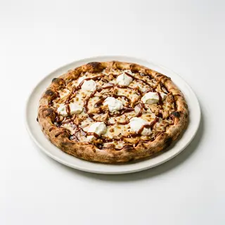 Pizza barbacoa creme de queso