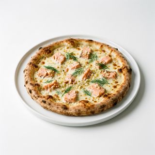 Pizza De Salmón (Mediana)