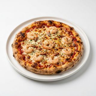 Pizza De Gambas (32 Cm.)