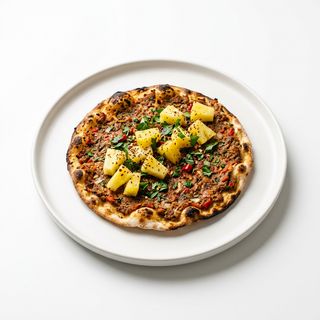 Lahmacun tropical con piña