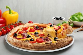 Pizza De Queso Y Verduras (30 Cm.)