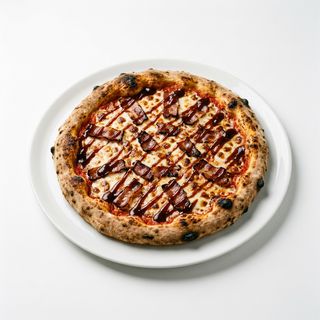 Pizza De Bacon + Barbacoa Entera