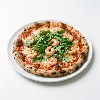 Gamberetti e rucola