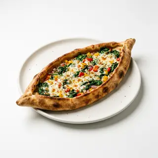 Pide vegetariano