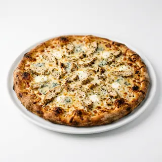Pizza 4 Quesos + Pollo (Mediana)
