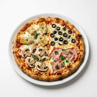 Pizza Quattro Stagioni Sin Gluten