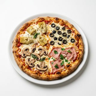 Pizza Quattro Stagioni Sin Gluten