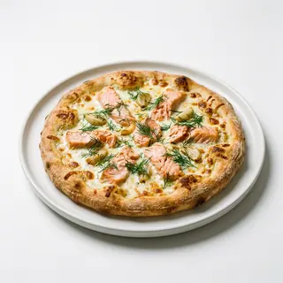 Pizza De Salmón (Mediana)