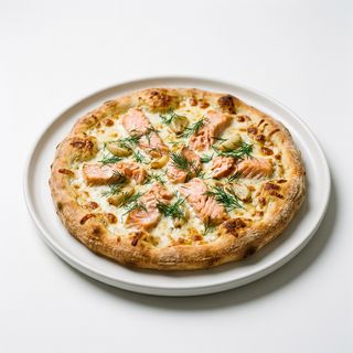 Pizza De Salmón (Mediana)
