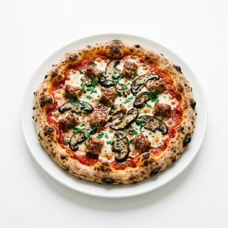 Pizza Funghi Porcini 33cm.