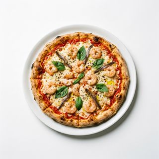 Pizza Scampi (Mediana)