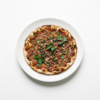 Pizza Turca Lahamacun De Ternera