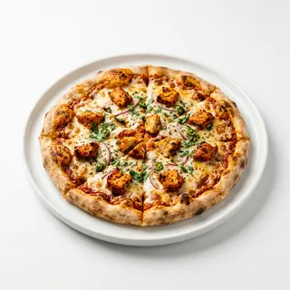 Pizza chicken tikka