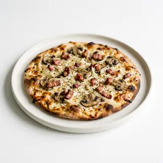 Pizza flambeé