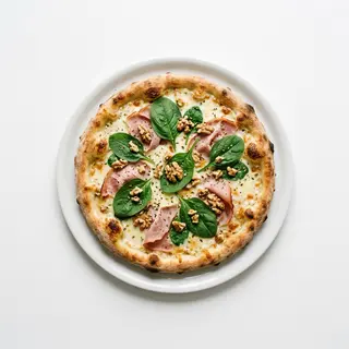 Pizza girogeta bianca