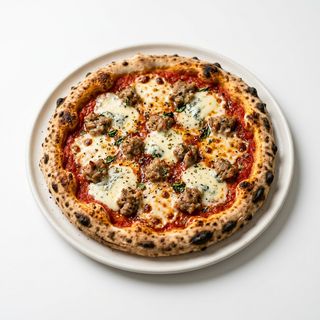 Pizza salsiccia gorgonzola (33 cm.)