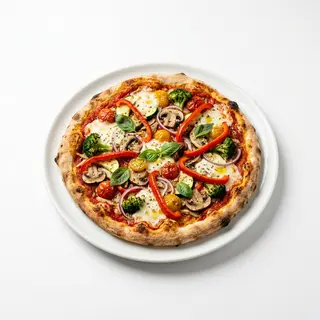Pizza vegetariana vegana