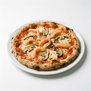 Salmone e porcini