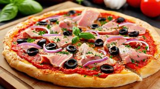Pizza De Atún (29 Cm. A 31 Cm. Aprox.)