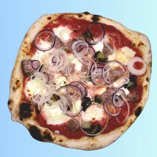 Pizza De Salchicha (Porción)