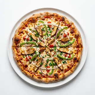 Pizza De Shawarma De Pollo (Familiar)