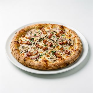 Pizza Carbonarabit Con Cebolla (34 Cm.)