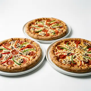 3 Pizzas familiares a tu gusto