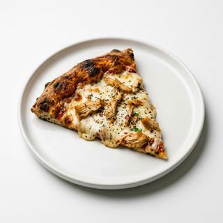 Pizza De Pollo Al Horno Porción
