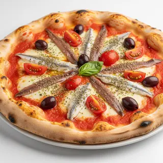 Pizza De Anchoas (Porción)