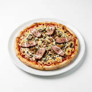 Pizza Magret de Pato, Mediana Redonda (33 cm.)