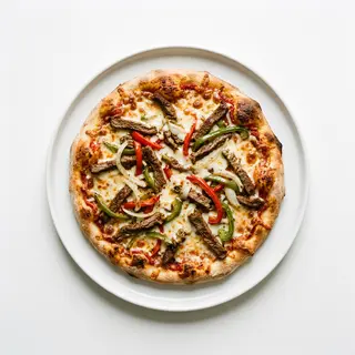 Pizza De Shawarma De Ternera (Mediana)