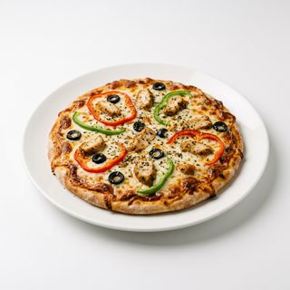 Pizza De Pollo (29 Cm. A 31 Cm. Aprox.)
