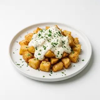Patatas Con Alioli (Ración)