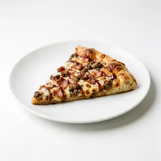 Porción De Pizza Barbacoa