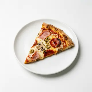 Porción De Pizza Cuatro Estaciones