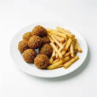 Falafel Con Patatas Fritas