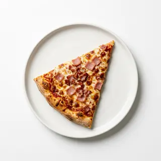 Porción De Pizza York Y Bacon
