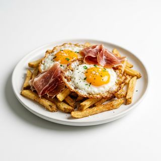 Huevos Fritos Con Jamón (Ración)