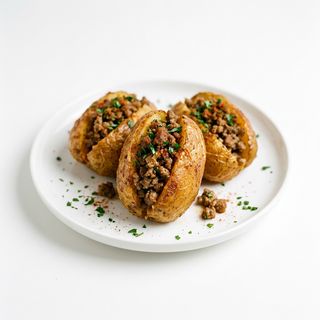 Patatas rellenas de carne (1/4 kg.)