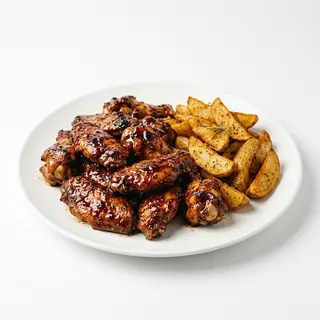 Ración De Pollo Alitas Barbacoa