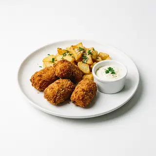 Ración De Croquetas De Pollo