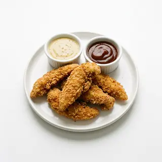 Solomillo De Pollo Con Dos Salsas